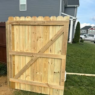 Custom-framed gate build